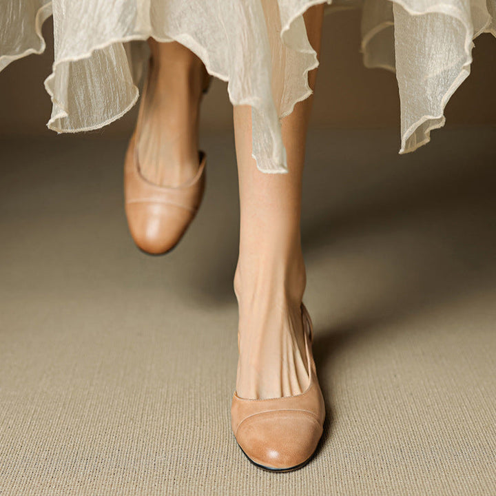 Reyna | Leren leather pumps