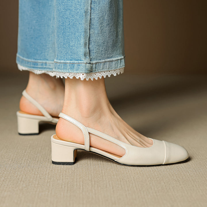 Reyna | Leren leather pumps