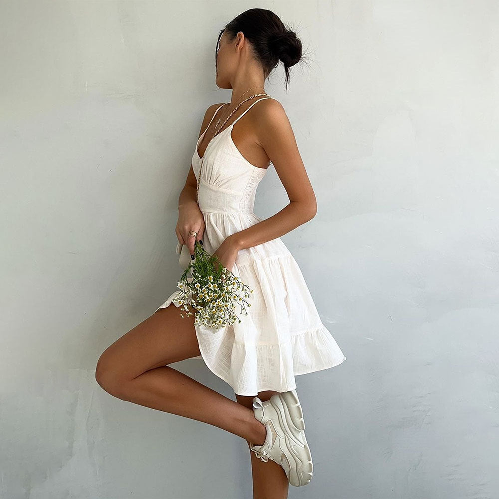 Junia™ | Sweet & eenvoudige soepel vallende jurk