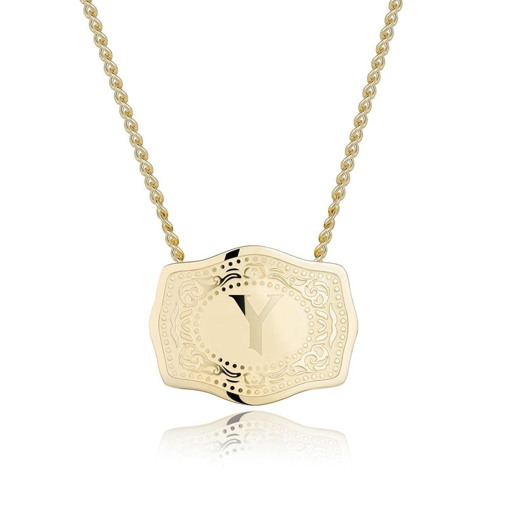 Cindy™ | Stijlvol initial letter pendant necklace