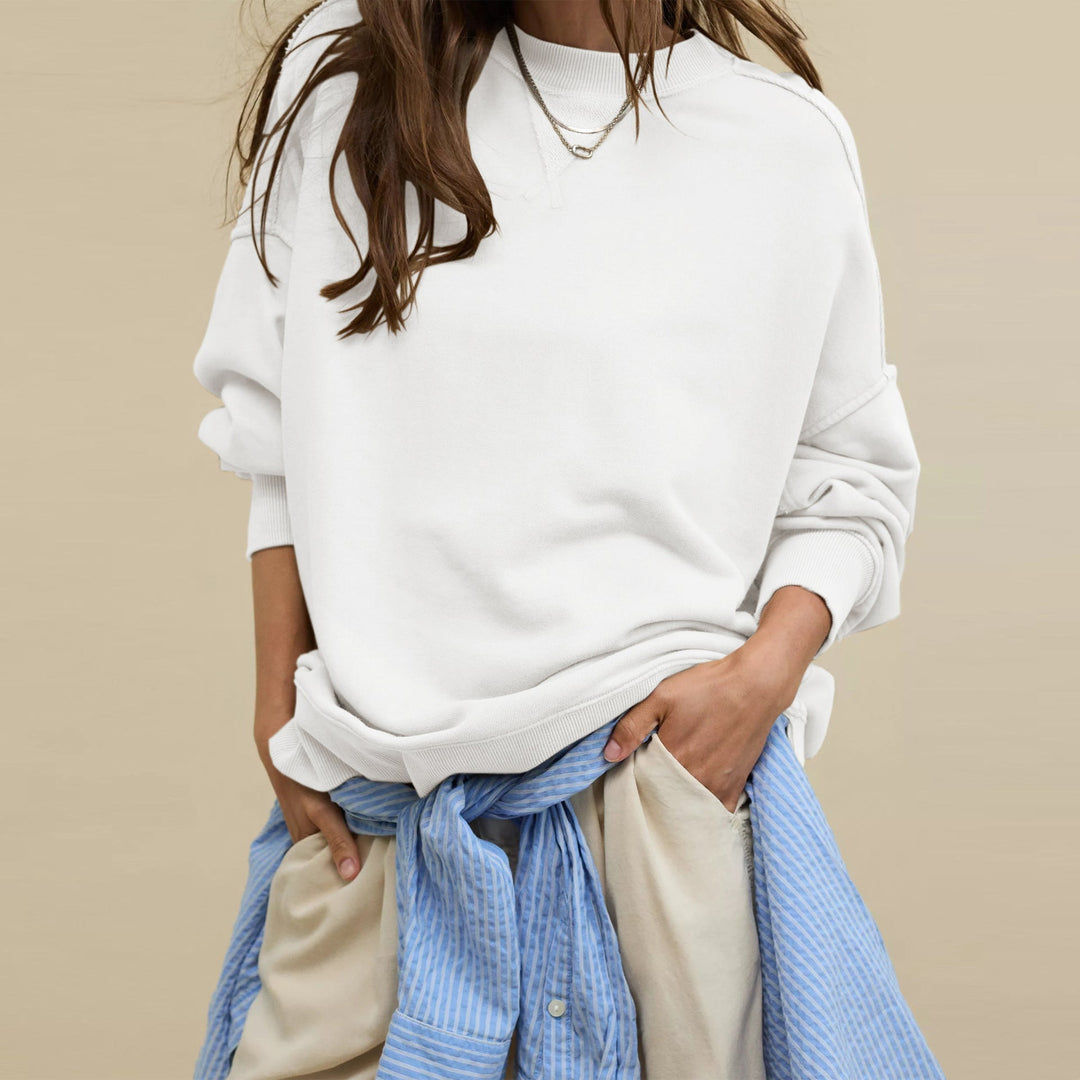 Anne™ | Relaxte fit klassieke sweatshirt