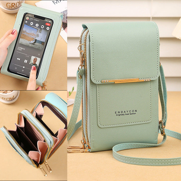 Eliza™ | Dames touch screen mobile phone messenger tas