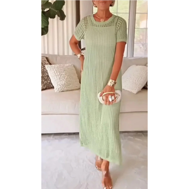 Bethany™ cut-out long maxi jurk + free inner jurk
