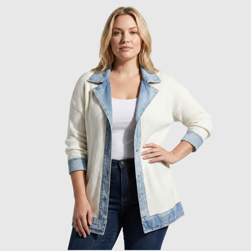 Liv | Tussenjas Met Denim Details