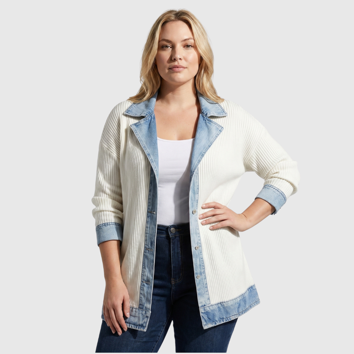 Liv | Tussenjas Met Denim Details