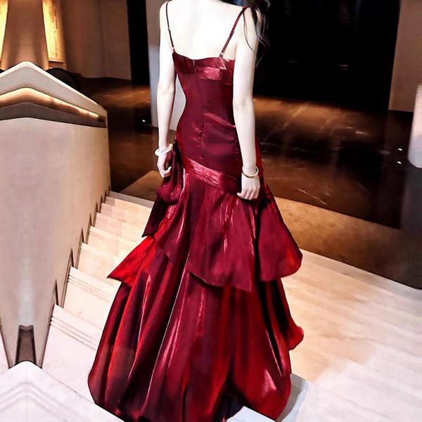Vianne™ | Glamorous ruffled maxi jurk