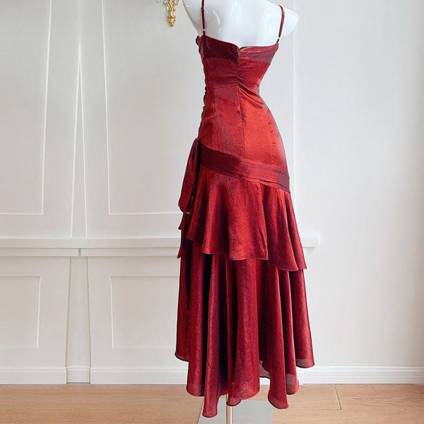 Vianne™ | Glamorous ruffled maxi jurk