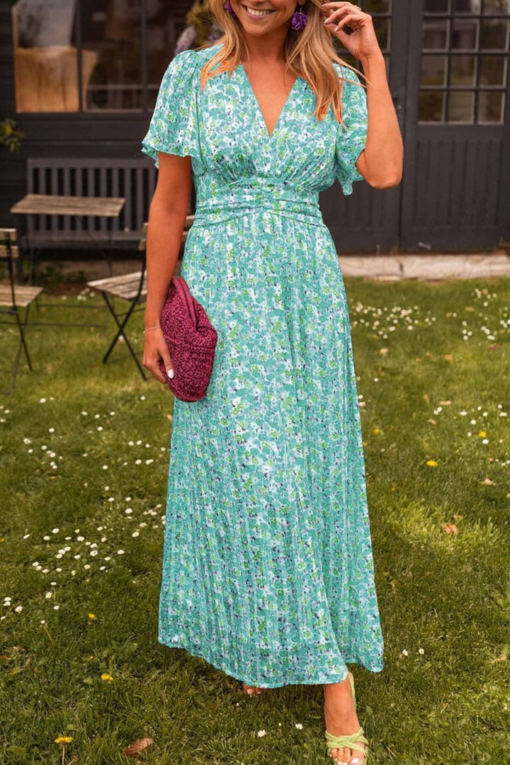 Linora | Maxi jurk with flowers