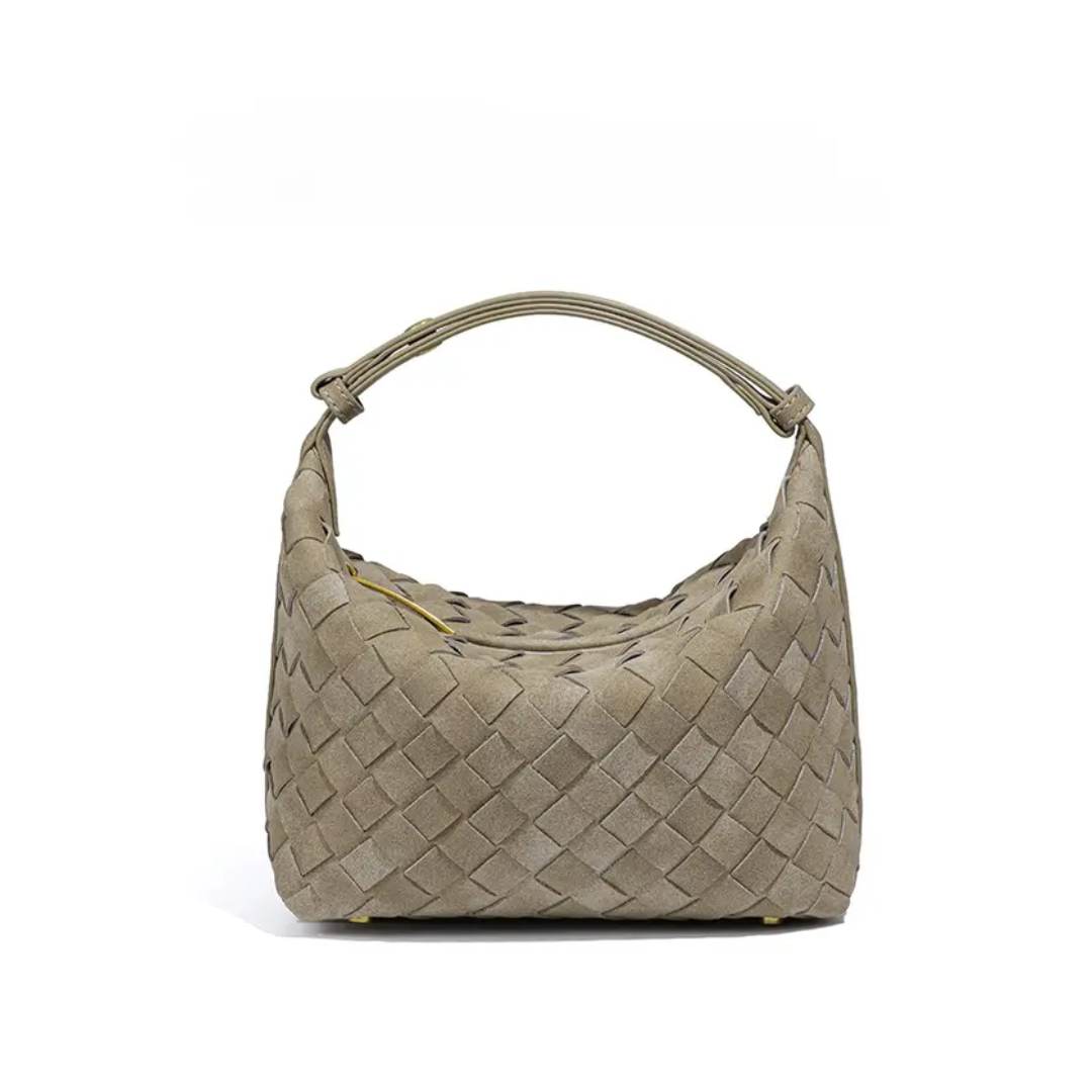 Lisanne™ | Matte woven structured handtas