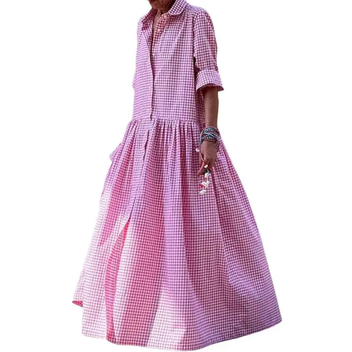 Wren™ | Vintage plaid flared shirtjurk
