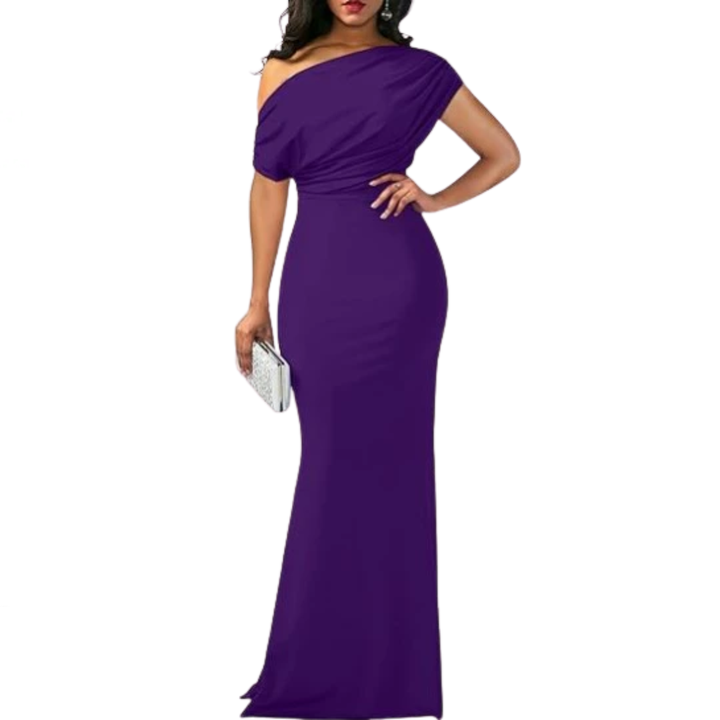 Vivara™ | Zonder mouwen off-shoulder bodycon avondjurk