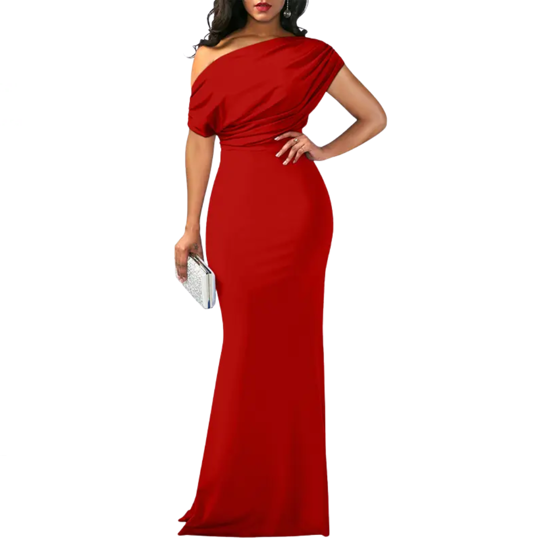 Vivara™ | Zonder mouwen off-shoulder bodycon avondjurk