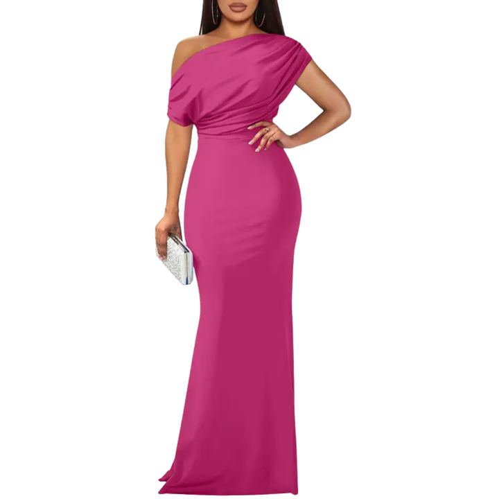 Vivara™ | Zonder mouwen off-shoulder bodycon avondjurk