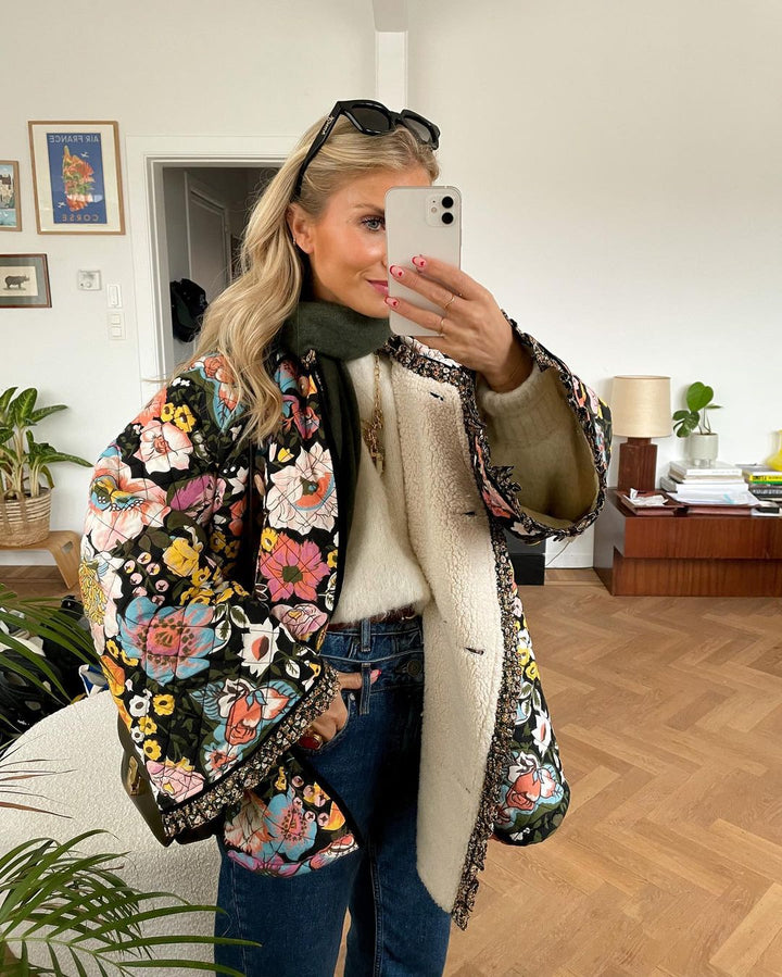 Nicole™ | Trendy met print jas