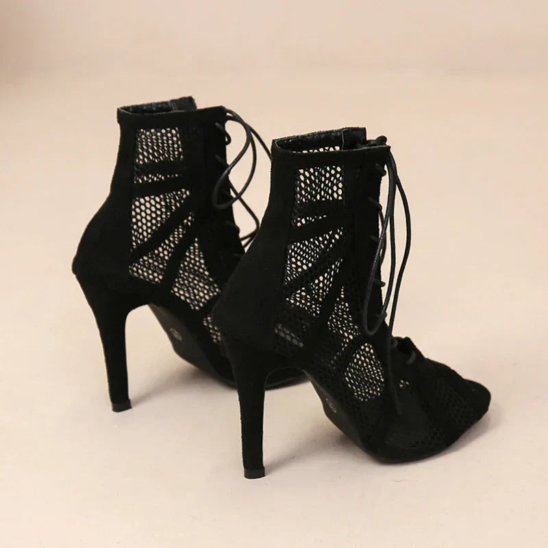 Gayle™ | Elegante mesh hoge hakken