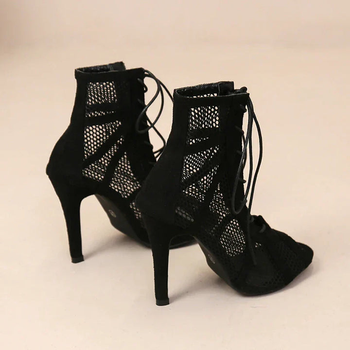 Gayle™ | Elegante mesh hoge hakken