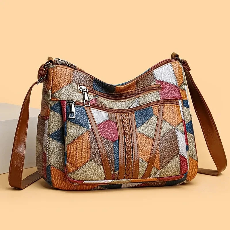 Roseline™ | Chique vintage leather tas
