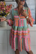 Thalie™ | Vibrant boho jurk