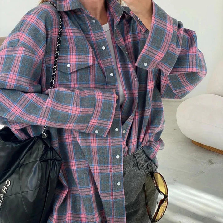 Norah | Casual plain flannel