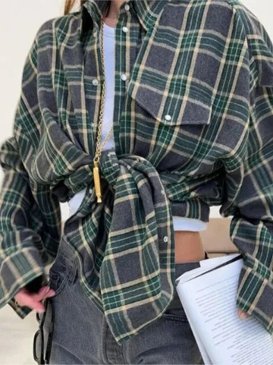 Norah | Casual plain flannel