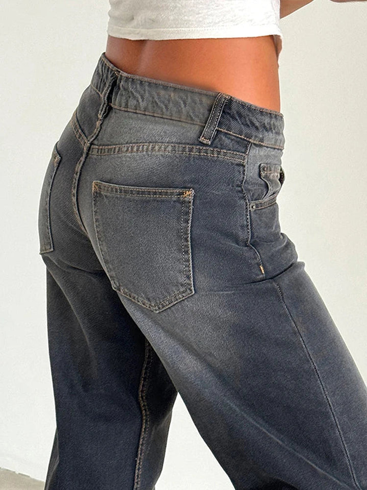 Sylvaine™ | Vintage casual baggy jeans