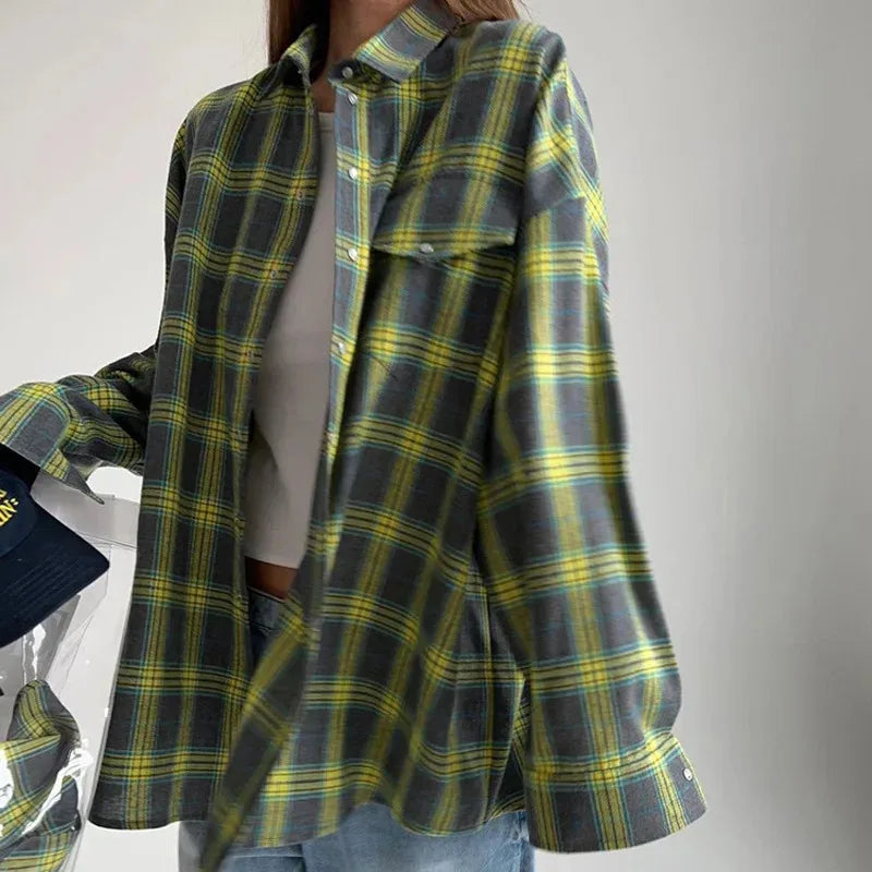 Norah | Casual plain flannel