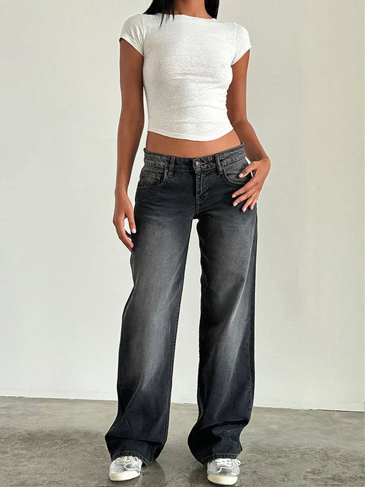Sylvaine™ | Vintage casual baggy jeans