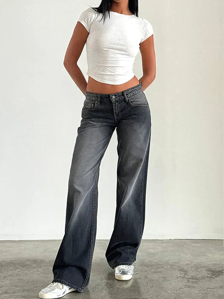 Sylvaine™ | Vintage casual baggy jeans
