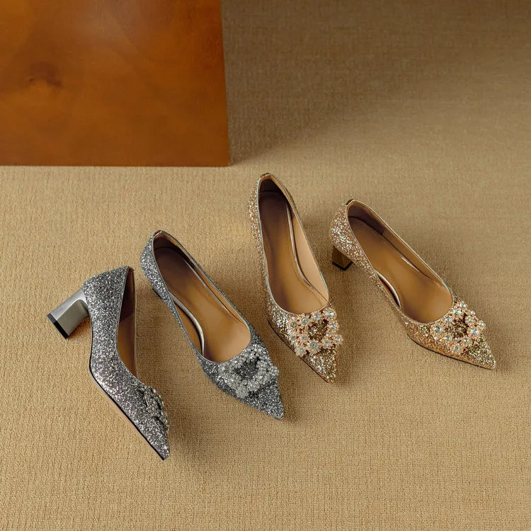 Gloria | Glitter pumps