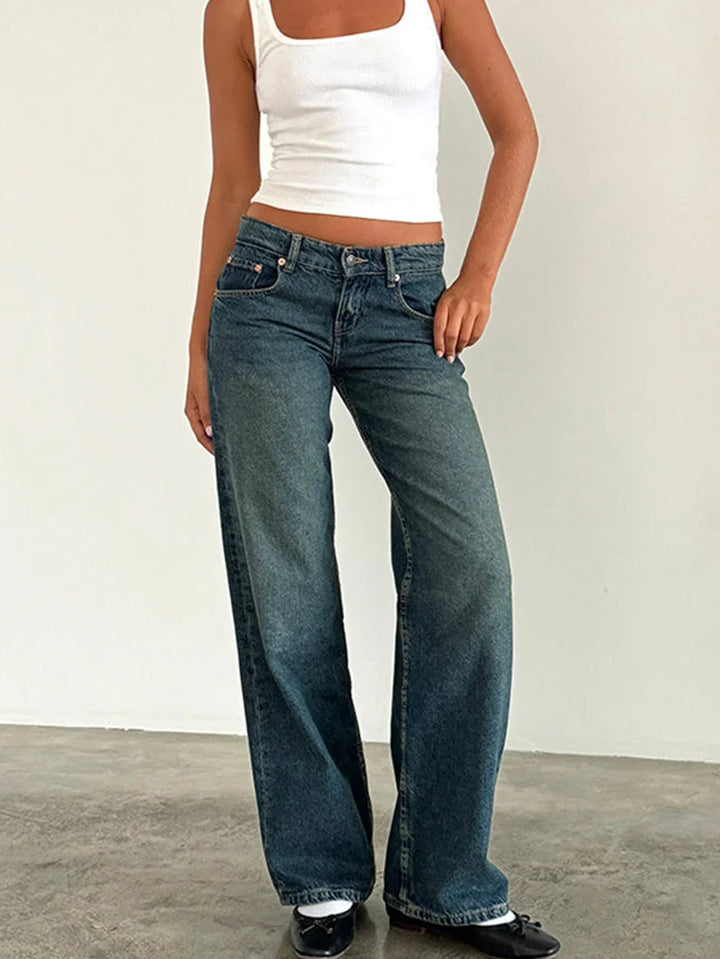 Sylvaine™ | Vintage casual baggy jeans