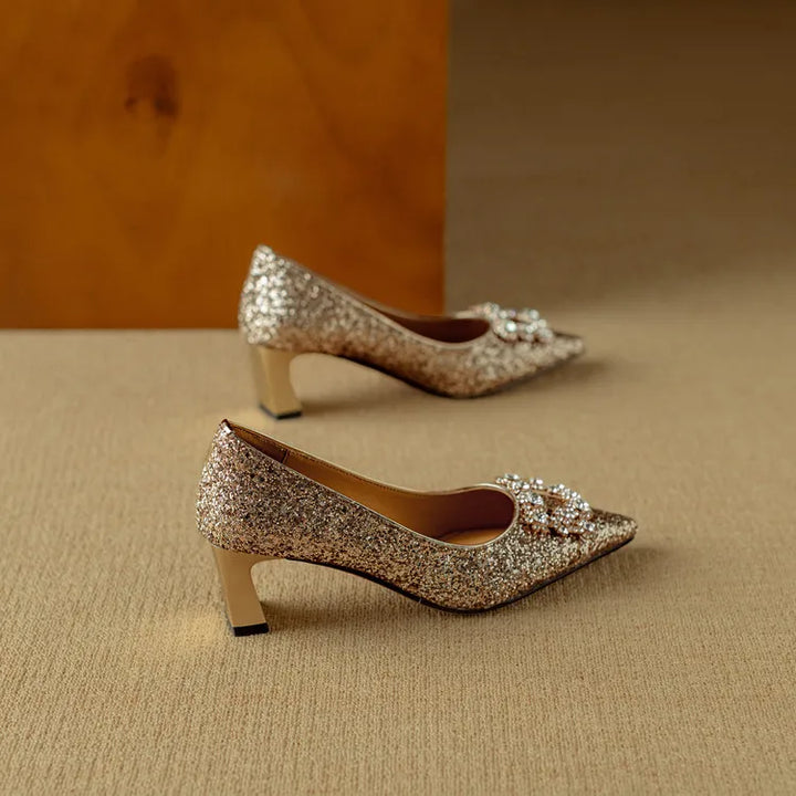 Gloria | Glitter pumps