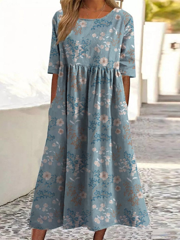 Laarni™ | Relaxte midi jurk