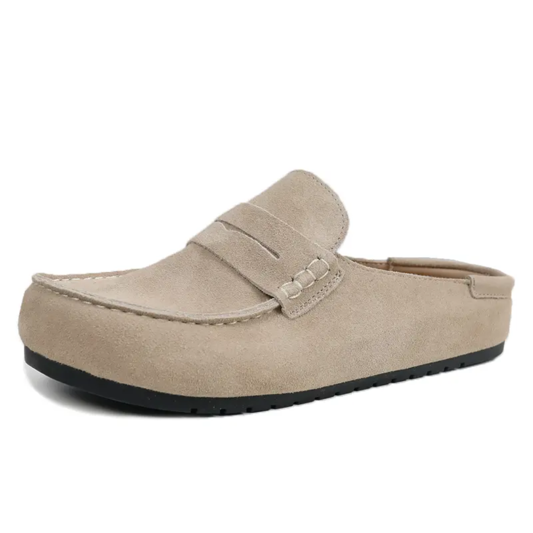 Birdie™ | Vintage cork footbed loafer clog schoenen