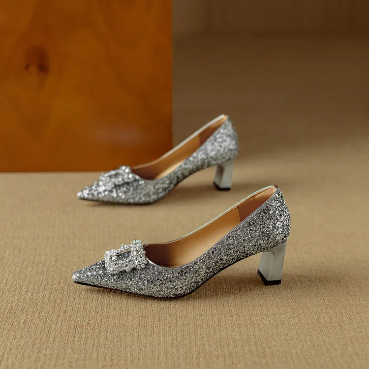 Gloria | Glitter pumps