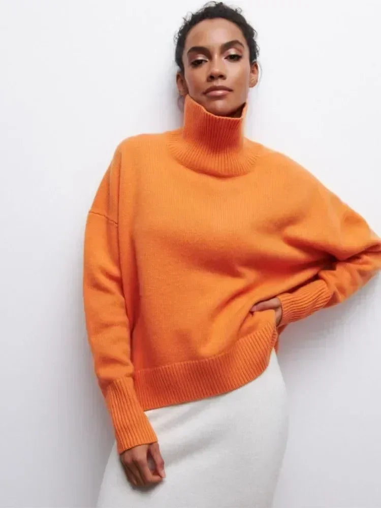 Alyssa™ | Elegante turtleneck trui