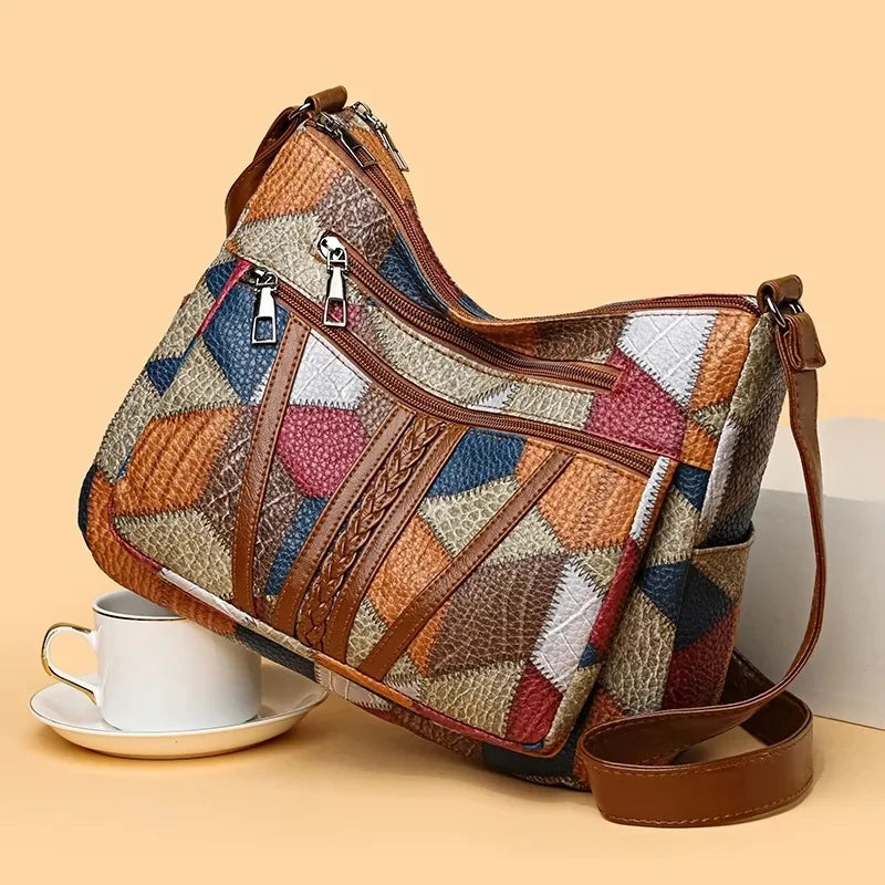Roseline™ | Chique vintage leather tas