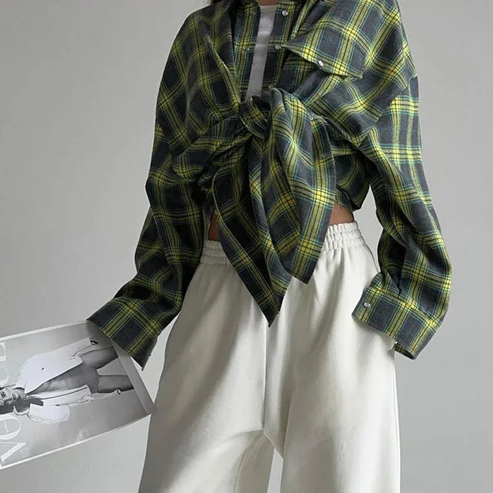Norah | Casual plain flannel