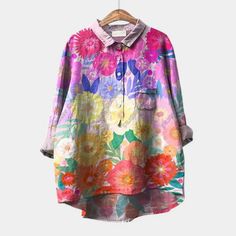 Tallie™ | Relaxte met print blouse