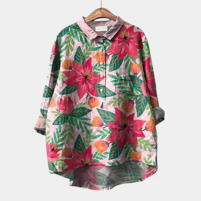 Tallie™ | Relaxte met print blouse
