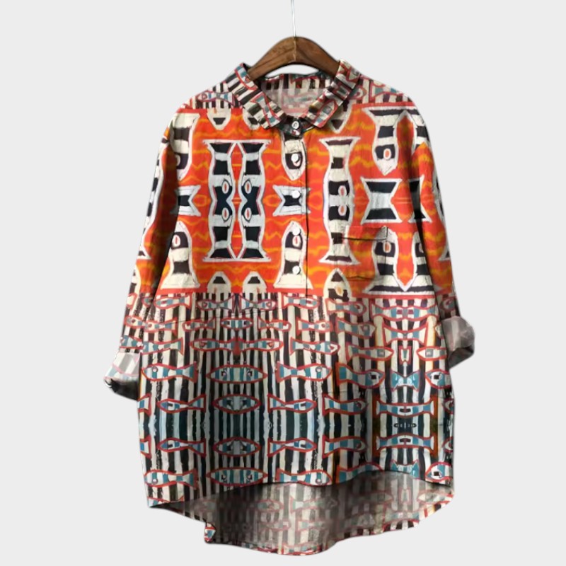 Tallie™ | Relaxte met print blouse