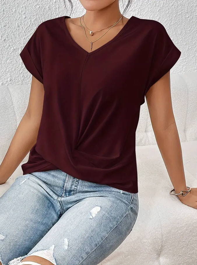Belle™ | The stijlvolle top met V-hals