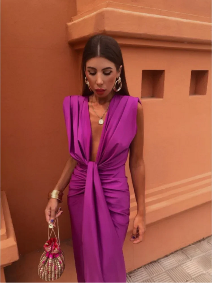 Lily | Elegante pleated jurk