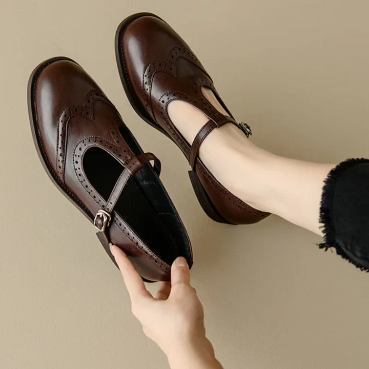 Elegante T-strap Mary Janes