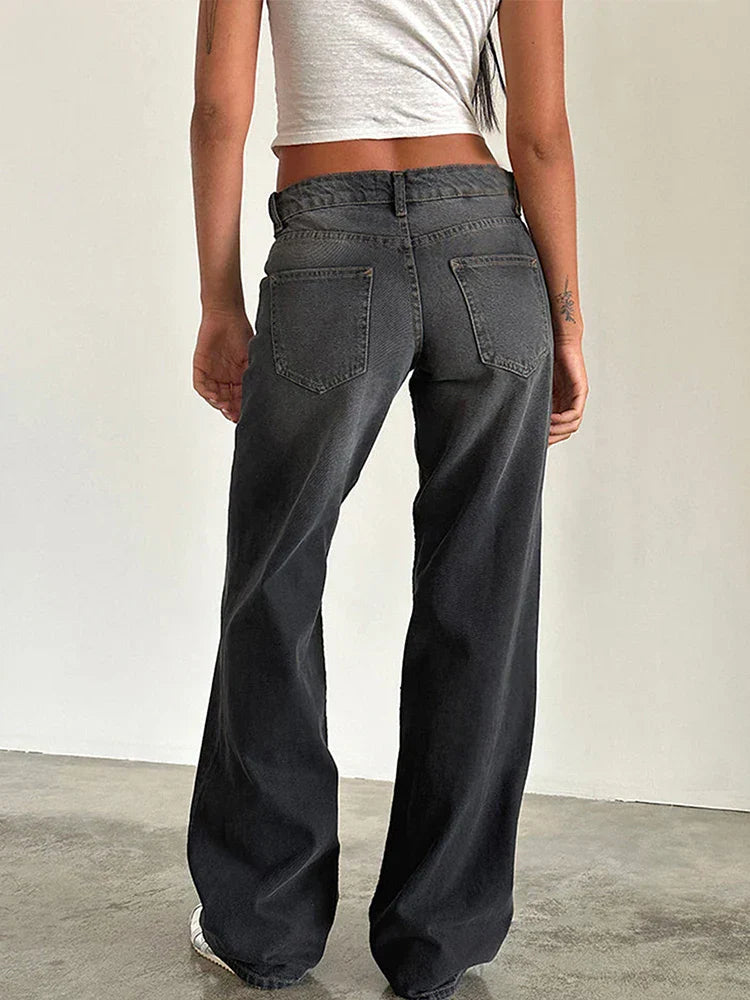 Sylvaine™ | Vintage casual baggy jeans