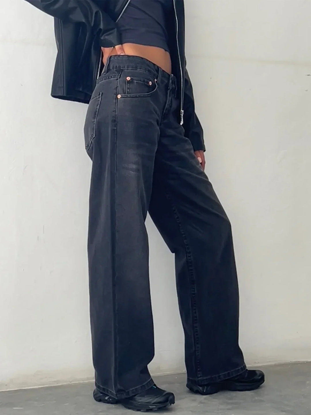 Sylvaine™ | Vintage casual baggy jeans