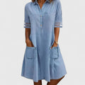 Brittany | Figure-flattering denim jurk