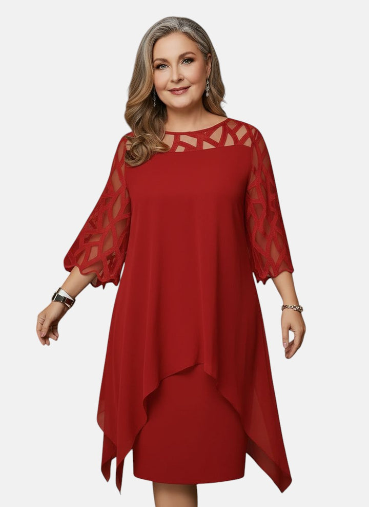 Lussaria | Elegante comfortabele midi jurk
