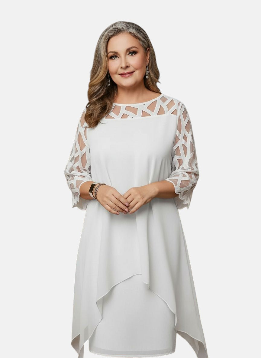 Lussaria | Elegante comfortabele midi jurk