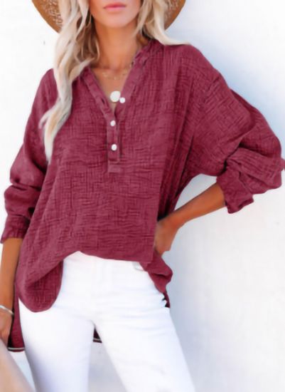Ayla™ | Casual V-hals blouse