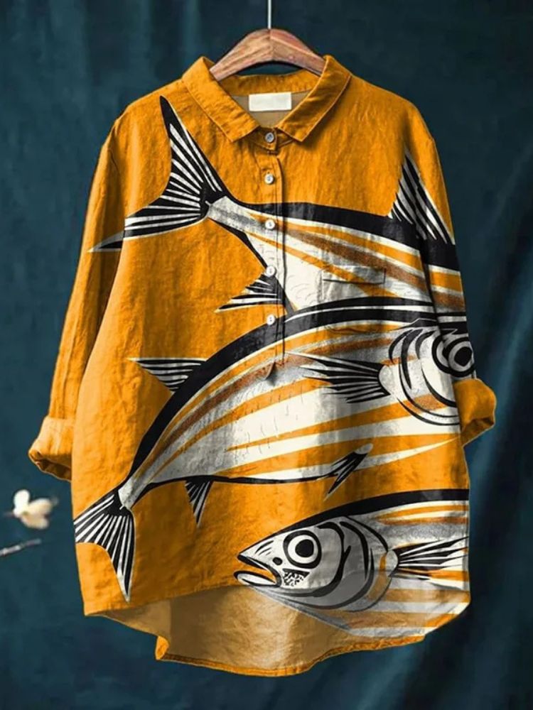 Dara™ | Fish art shirt